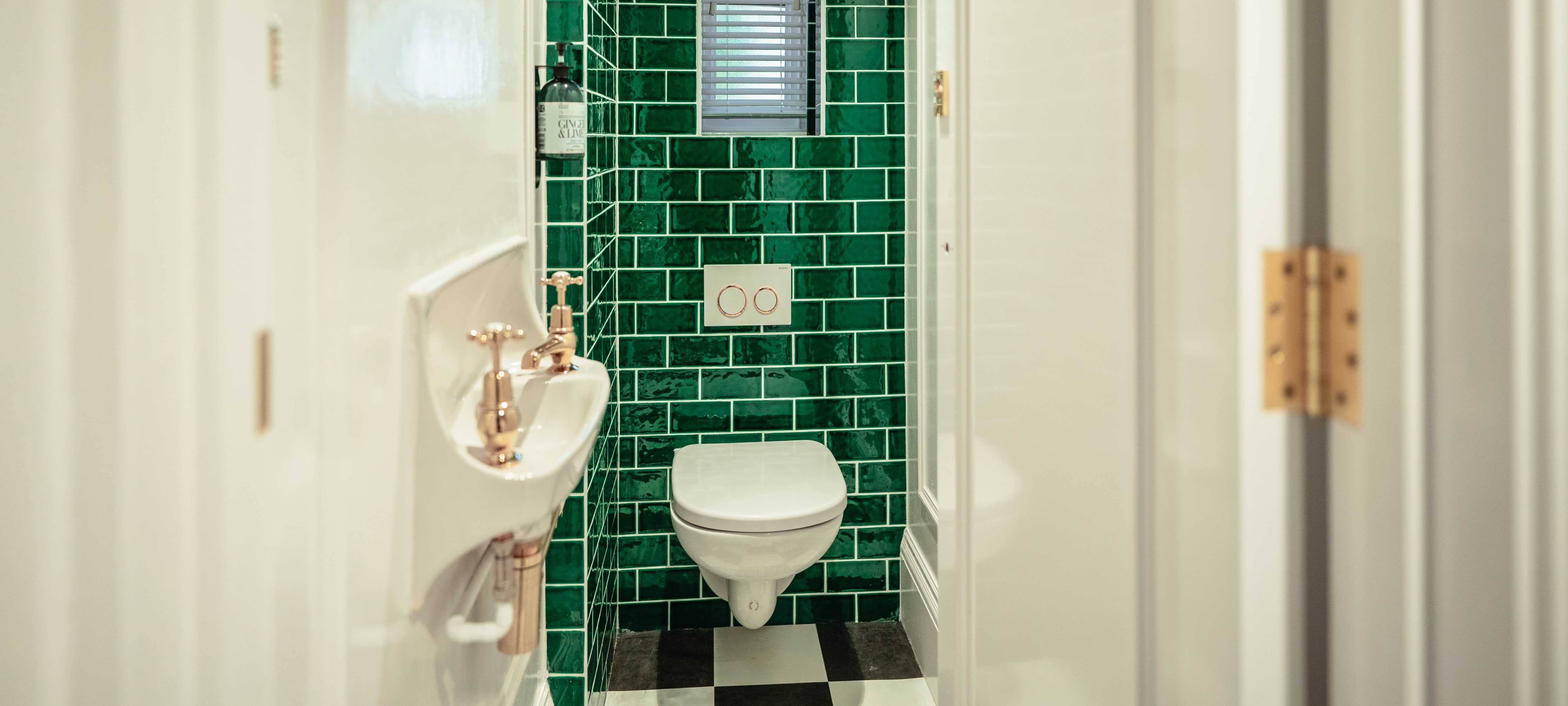 green bathroom